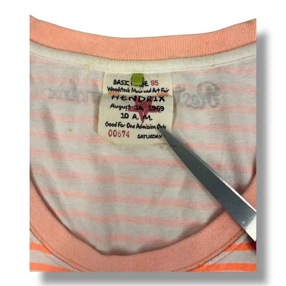 Basic House Restyle Hendrix Striped Tank Top Size Medium - Picture 3 of 6